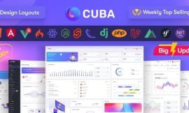 Cuba 11.1 – HTML, React, Angular 16, Vue 3, Nuxt, Node.js, ASP.NET & Laravel Admin Panel Template