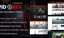 VidoRev 2.9.9.9.9.9.7 – WordPress Theme for Video Sites